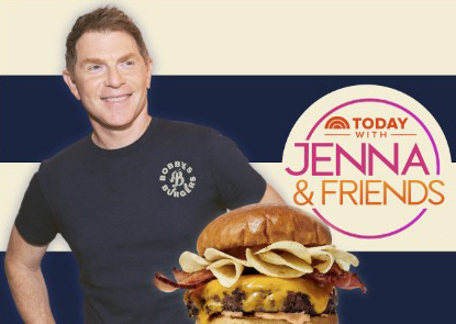 Bobby Flay’s Bacon Crunchburger® Steals the Spotlight on The Today Show – and Signals Big Things for Franchise Growth